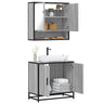 2 Piece Bathroom Furniture Set Engineered Wood