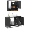 2 Piece Bathroom Furniture Set Engineered Wood