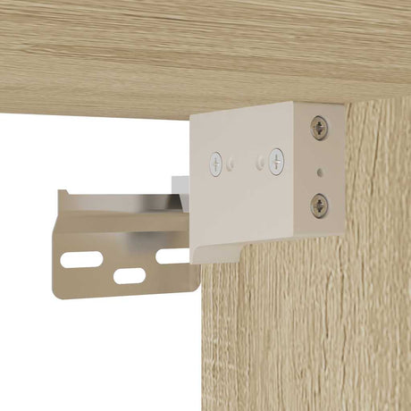2 Piece Bathroom Furniture Set Engineered Wood