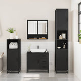 3 Piece Bathroom Furniture Set Engineered Wood