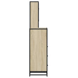 3 Piece Bathroom Furniture Set Engineered Wood