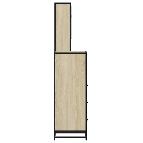 3 Piece Bathroom Furniture Set Engineered Wood