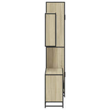 3 Piece Bathroom Furniture Set Engineered Wood