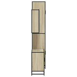 3 Piece Bathroom Furniture Set Engineered Wood