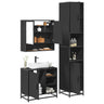 3 Piece Bathroom Furniture Set Engineered Wood