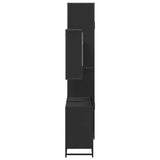 3 Piece Bathroom Furniture Set Engineered Wood