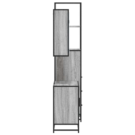 3 Piece Bathroom Furniture Set Engineered Wood