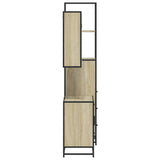 3 Piece Bathroom Furniture Set Engineered Wood