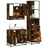 3 Piece Bathroom Furniture Set Engineered Wood