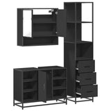 3 Piece Bathroom Furniture Set  Engineered Wood