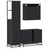 3 Piece Bathroom Furniture Set  Engineered Wood