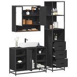3 Piece Bathroom Furniture Set  Engineered Wood
