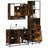 3 Piece Bathroom Furniture Set  Engineered Wood