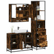3 Piece Bathroom Furniture Set  Engineered Wood