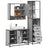 3 Piece Bathroom Furniture Set  Engineered Wood