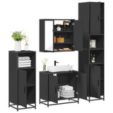 4 Piece Bathroom Furniture Set  Engineered Wood