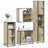 4 Piece Bathroom Furniture Set  Engineered Wood