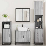 4 Piece Bathroom Furniture Set  Engineered Wood