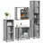 4 Piece Bathroom Furniture Set  Engineered Wood