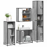 4 Piece Bathroom Furniture Set  Engineered Wood