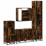 4 Piece Bathroom Furniture Set  Engineered Wood