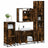 4 Piece Bathroom Furniture Set  Engineered Wood