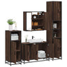 4 Piece Bathroom Furniture Set  Engineered Wood