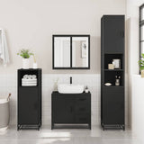 4 Piece Bathroom Furniture Set  Engineered Wood