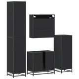 4 Piece Bathroom Furniture Set  Engineered Wood