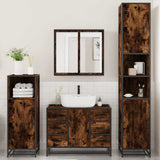 4 Piece Bathroom Furniture Set  Engineered Wood
