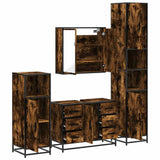 4 Piece Bathroom Furniture Set  Engineered Wood