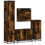 4 Piece Bathroom Furniture Set  Engineered Wood