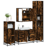 4 Piece Bathroom Furniture Set  Engineered Wood