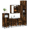 4 Piece Bathroom Furniture Set  Engineered Wood