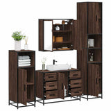 4 Piece Bathroom Furniture Set  Engineered Wood
