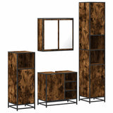 4 Piece Bathroom Furniture Set  Engineered Wood