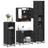4 Piece Bathroom Furniture Set  Engineered Wood