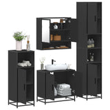 4 Piece Bathroom Furniture Set  Engineered Wood
