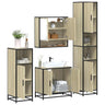 4 Piece Bathroom Furniture Set  Engineered Wood