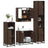 4 Piece Bathroom Furniture Set  Engineered Wood
