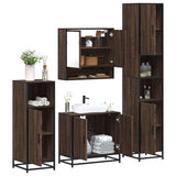 4 Piece Bathroom Furniture Set  Engineered Wood