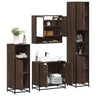 4 Piece Bathroom Furniture Set  Engineered Wood