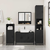 4 Piece Bathroom Furniture Set  Engineered Wood