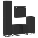4 Piece Bathroom Furniture Set  Engineered Wood