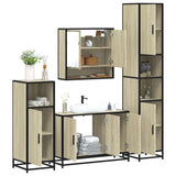 4 Piece Bathroom Furniture Set  Engineered Wood