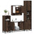 4 Piece Bathroom Furniture Set  Engineered Wood