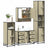 4 Piece Bathroom Furniture Set  Engineered Wood