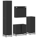 4 Piece Bathroom Furniture Set  Engineered Wood