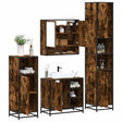 4 Piece Bathroom Furniture Set  Engineered Wood