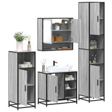 4 Piece Bathroom Furniture Set  Engineered Wood